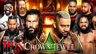 Team Roman Reigns vs Team Solo Sikoa WWE Crown Jewel 2024  FULL MATCH [upl. by Dahaf]