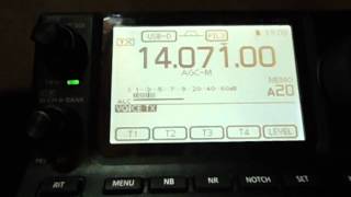 ICOM IC7100 PSK MODE ONLY ONE USB CABEL [upl. by Arun]