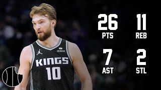 Domantas Sabonis Highlights  Pacers vs Kings  2nd Feb 2024 [upl. by Kadner]