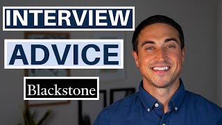 Interview Advice From Blackstones CEO [upl. by Alhak]