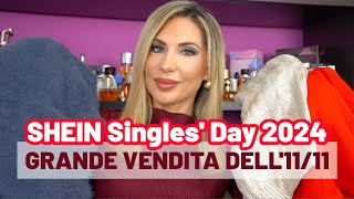 SHEIN GRANDE VENDITA DELL1111 x il SINGLES DAY 2024 sconti da perderci la testa🎉🛍️😉🎁🌟 [upl. by Atsejam]