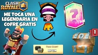 Me toca legendaria en cofre gratis  Clash Royale [upl. by Owen]