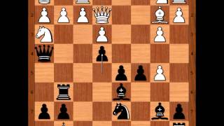 Blumenfeld Gambit Sjoholm vs Spielmann 1941 [upl. by Eetsim47]