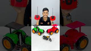 2 Best Remote Control Tractor  RC Tractor Red Colour and Blue [upl. by Labana]