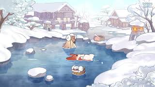 1 HOUR  Hình nền động Doggie Corgi in the Winter part 6  Live Wallpaper PC [upl. by Eilzel]