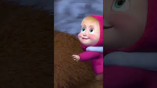 Hurra Święty Mikołaj przyszedł🎅👀 Shorts mashaandthebear maszainiedźwiedź IdąŚwięta animacja [upl. by Curtice252]