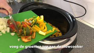 Rundvlees in mosterdsaus uit de slowcooker  Crockpot [upl. by Congdon60]