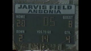 1988 Football Ansonia Chargers 28 Naugatuck Greyhounds 8 [upl. by Rochkind]