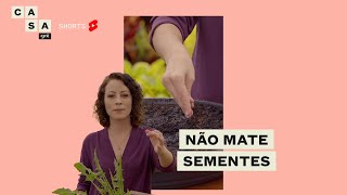 Aprenda a SEMEAR a sua horta corretamente  Jardinagem  Plante Você Mesmo  shorts [upl. by Lehmann]