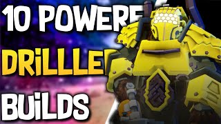 10 Strong Driller Builds  Deep Rock Galactic [upl. by Aniat]