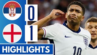 Serbia vs England 01 Highlights amp All Goals  Euro 2024 [upl. by Eelyam862]