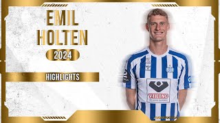 EMIL HOLTEN  STRIKER  ESBJERG FB  DEN  2024 [upl. by Sitoel]