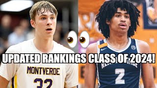 UPDATED HS BASKETBALL RANKINGS Top 15 Recruits Class of 2024 [upl. by Emiatej]