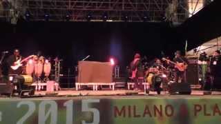 Angelique Kidjo a Capodanno a Milano 2015 [upl. by Enneyehc]