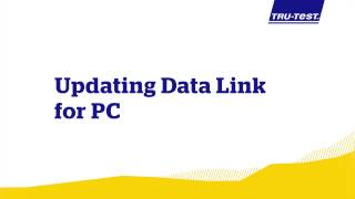 Updating Data Link for PC [upl. by Anal259]