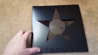 Unboxing  David Bowie Blackstar Vinyl LP 2016 Columbia 88875173871 [upl. by Longawa860]