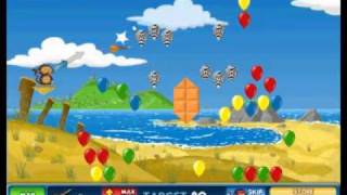 Bloons 2 Walkthrough  Part 7 of 9 Crazy Coast [upl. by Ammadis670]