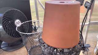 Cheap heater idea for the greenhouse [upl. by Paik]