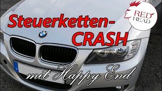 BMW Steuerkette im Auflöseprozess Ölpumpe ohne Öl dennoch Glück im Unglück [upl. by Norvol]