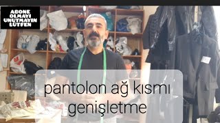 PANTOLON AĞ GENİŞLETME NASIL OLUR  Ağı dar gelen pantolonu nasıl genişletir iz  diy [upl. by Nnayt]