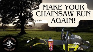 Chainsaw Fuel Line Replacement [upl. by Chretien]