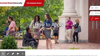 How to Apply Tutorial  The Graduate School at Montclair State [upl. by Cassidy]