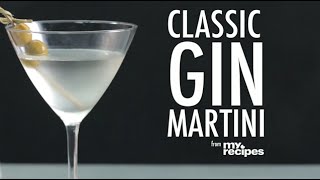 How to Make a Classic Gin Martini  MyRecipes [upl. by Quirk]