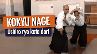 KOKYU NAGE  Ushiro Ryote kata dori Aikido Iwama [upl. by Daven195]