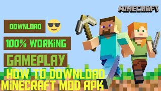 Minecraft Mod APK Download  ModDroid Download  Lastest Verison  100 Working  GRFunny Gaming [upl. by Yancy820]