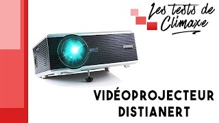 Test dun petit vidéoprojecteur Distianert 1200lm [upl. by Leynad]