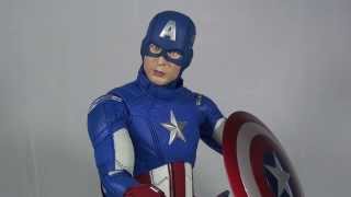 Turmoil In The Toybox  NECA The Avengers Captain America 14 Scale Figure [upl. by Xymenes316]