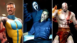 Mortal Kombat All Guest Character Fatalities 20082024 Ghostface Update [upl. by Ttihw475]