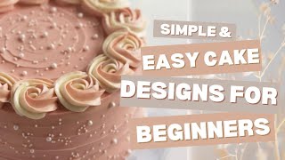 Simple amp Easy Cake Decorating Tips For Beginners [upl. by Eugene]