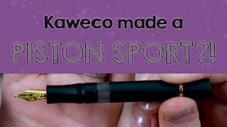 NEW PEN DAY Kaweco Piston Sport unboxing and 1st inking [upl. by Thayne]