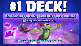 Das 1 Beste Deck für die Koboldlieferung Herausforderung in Clash Royale [upl. by Ahteral676]