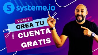 VIDEO 1 Cómo Crear Tu Cuenta Gratis en Systeme io [upl. by Ynohtnaluap397]