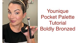 Younique Pocket Palette Tutorial  Boldly Bronzed [upl. by Sergei468]