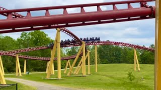 Intimidator 305  OffRide Uncut  Kings Dominion [upl. by Aicia750]