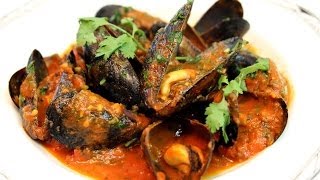 Mussels Moules Moroccan Style Recipe  CookingWithAlia  Episode 283 [upl. by Cormier]