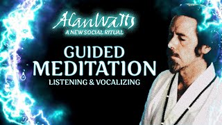 Alan Watts  Guided Meditation Listening and Vocalizing [upl. by Ezirtaeb]