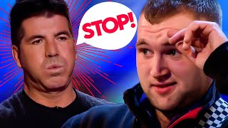 Simon Cowell STOPS Audition Bricklayer Proves Simon Cowell WRONG [upl. by Newton]