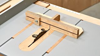 Make This Mini Table Saw Sled  Super Deluxe Version [upl. by Anilrats319]