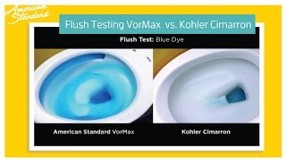 American Standard VorMax Toilet vs Kohler Cimarron [upl. by Eboj277]