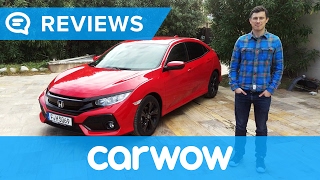 Honda Civic 2017 hatchback review  Mat Watson Reviews [upl. by Llesirg562]