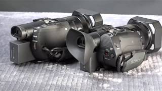 Sony FDRAX700 and FDRAX100 HandyCam Physical Differences Worth Switching DISCONTINUED [upl. by Skurnik]