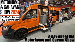 A day at the Caravan and Motorhome Show at the NEC Birmingham October 2024 [upl. by Layla218]