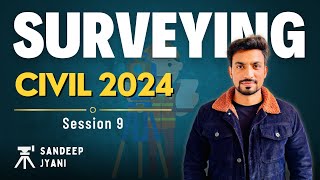 9 Levelling  Civil Engineering 2024 sandeepjyani sscje2024civil surveying [upl. by Nichols]