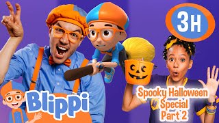 Halloween Horror Mansion  Blippi and Meekah Best Friend Adventures  Educational Videos for Kids [upl. by Gathers]