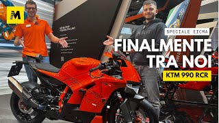 KTM 990 RCR la sportiva stradale arriva in concessionaria  EICMA 2024 [upl. by Sonnie]