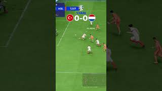 TÜRKİYE  HOLLANDA ÇEYREK FİNAL MAÇINI SİMÜLE ETTİM  EURO 2024  FC 24 [upl. by Ecirtnas]